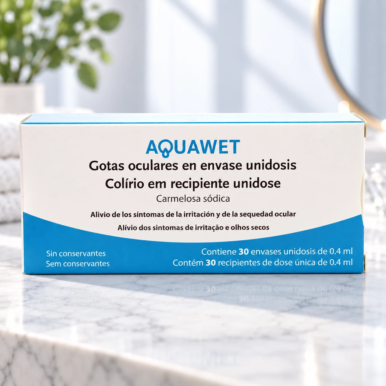 Aquawet Gotas oculares monodosis
