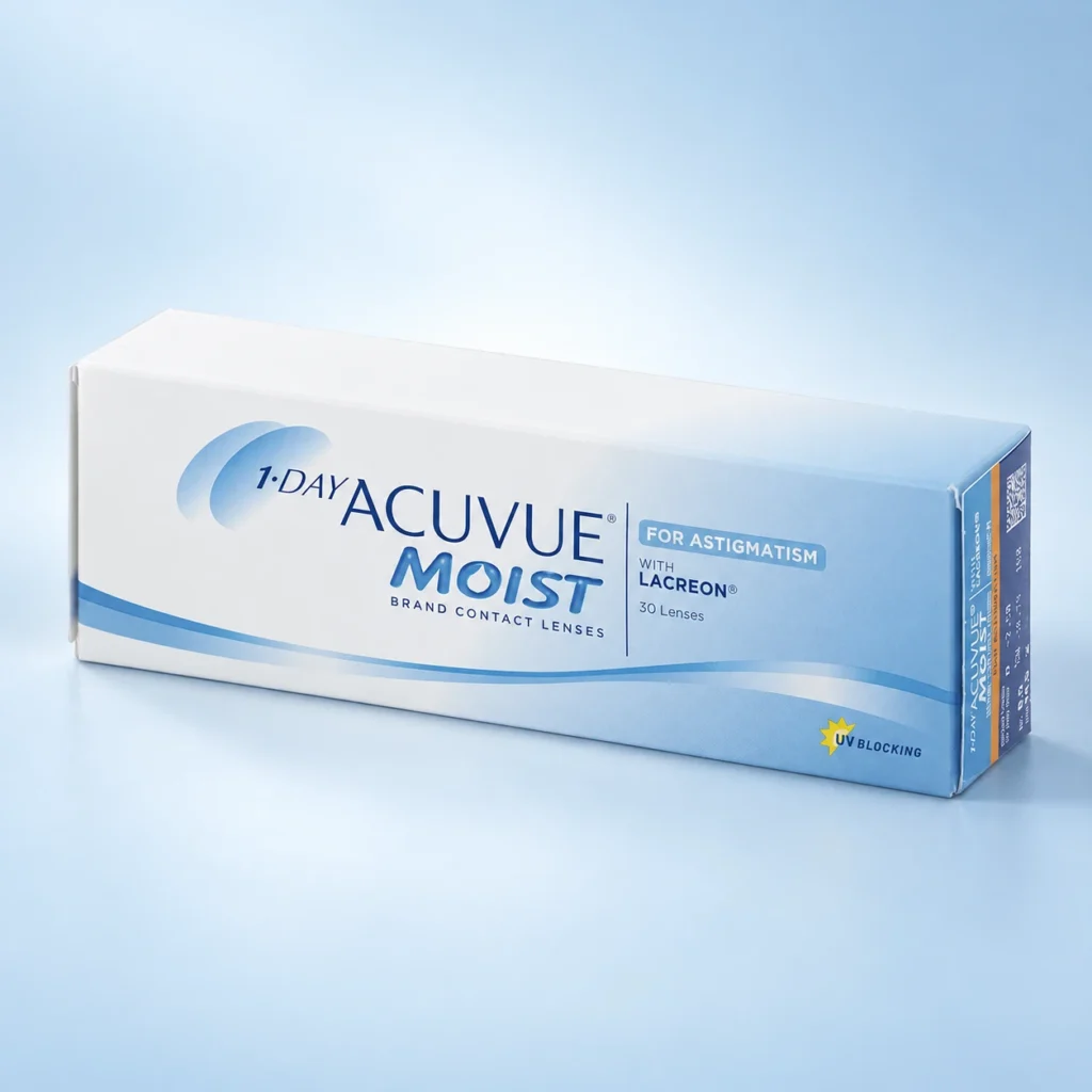 ACUVUE 1-DAY MOIST for Astigmatism · 30 lentillas