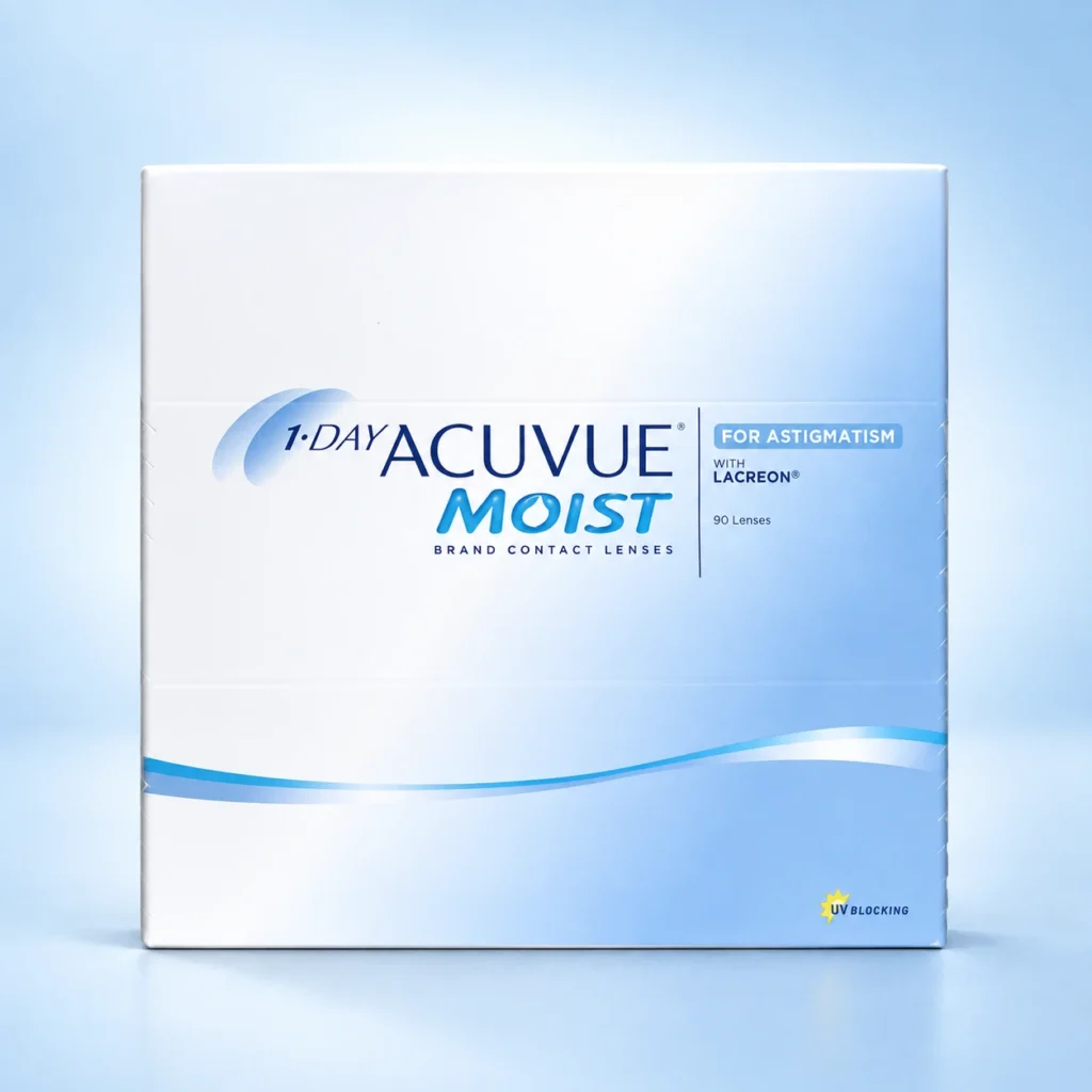 ACUVUE 1-DAY MOIST for Astigmatism · 90 lentillas