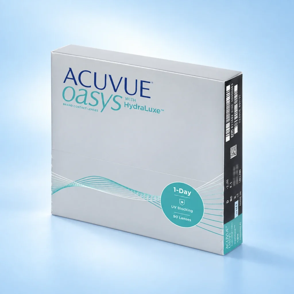 ACUVUE OASYS 1-Day with HydraLuxe · 90 lentillas
