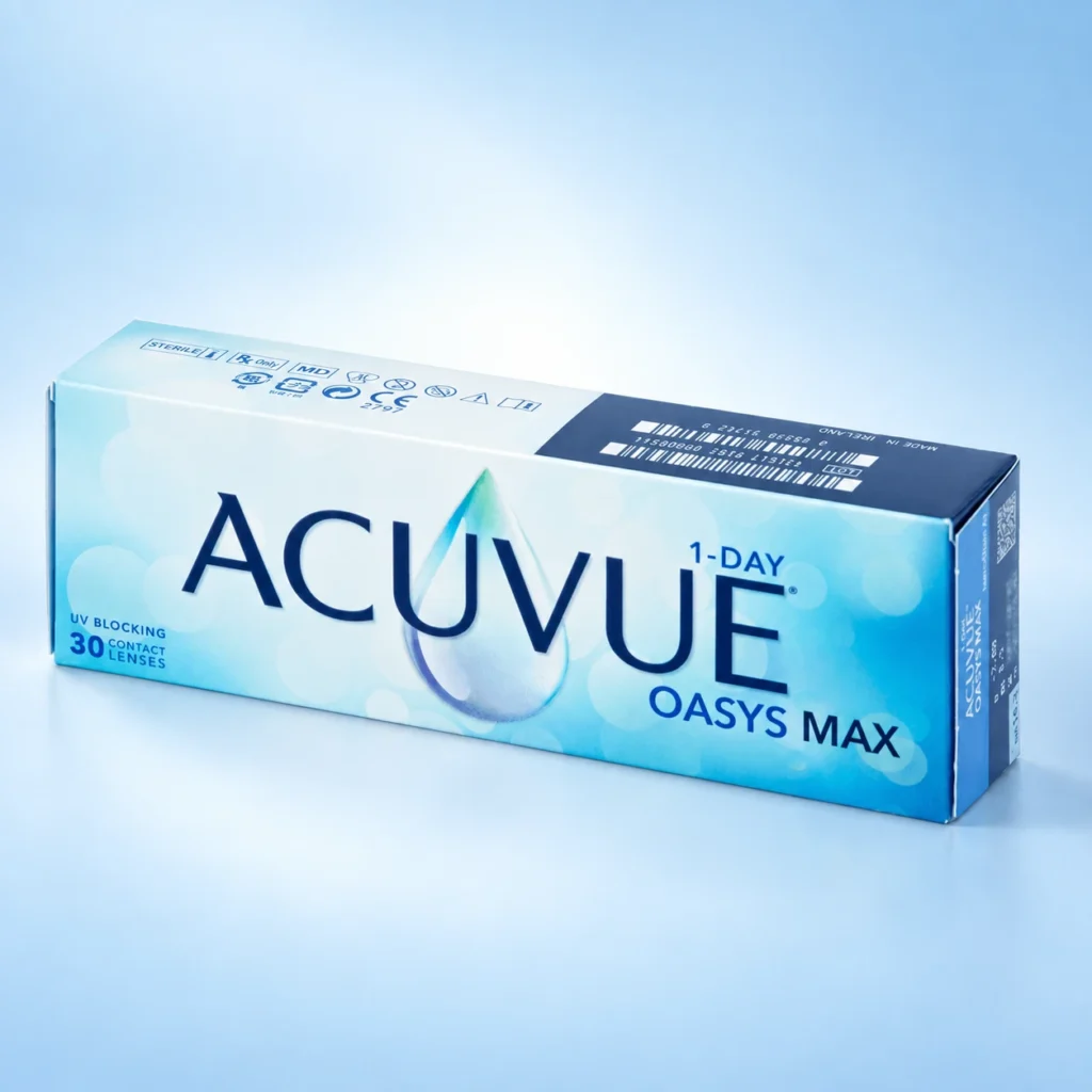ACUVUE OASYS MAX 1-Day · 30 lentillas
