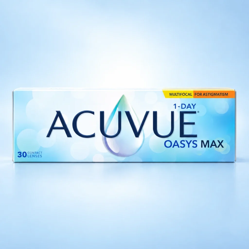 ACUVUE OASYS MAX 1-Day Multifocal Toric · 30 lentillas