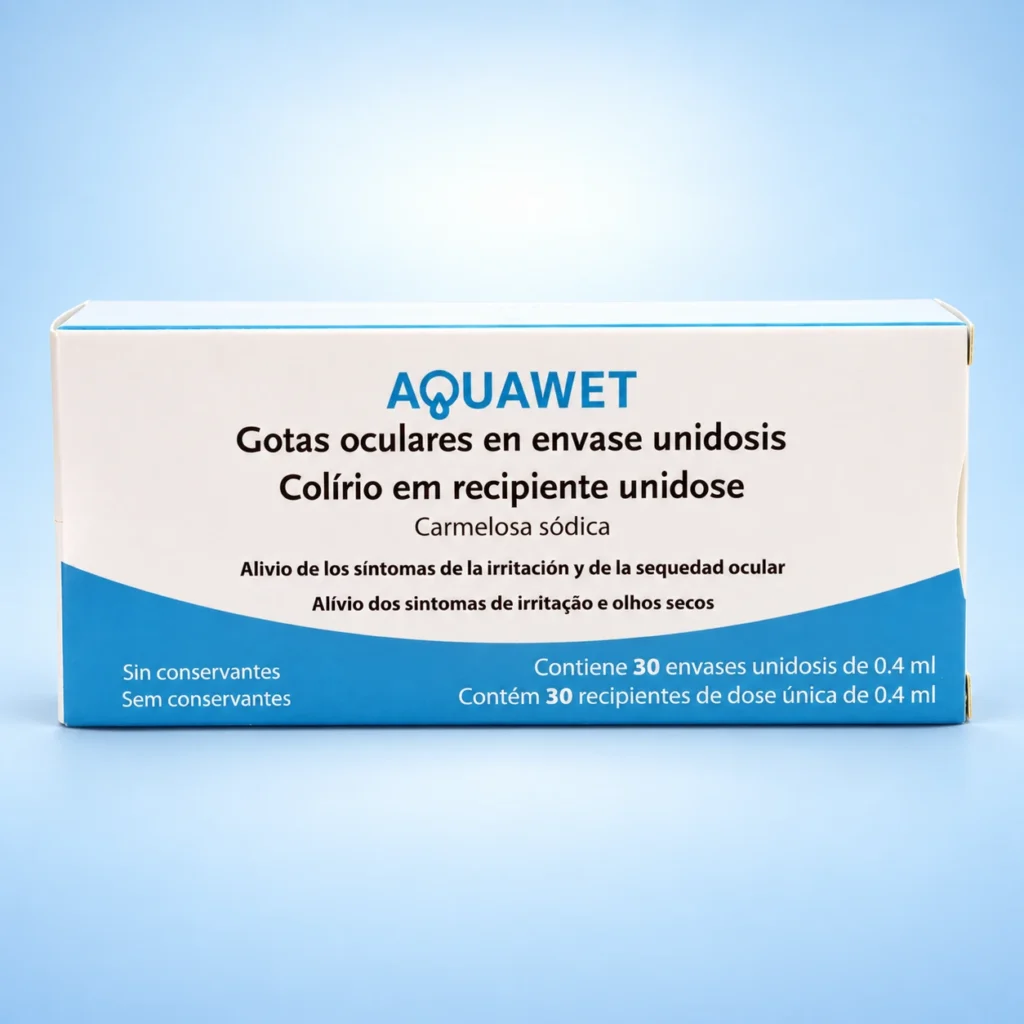 Aquawet Gotas oculares monodosis