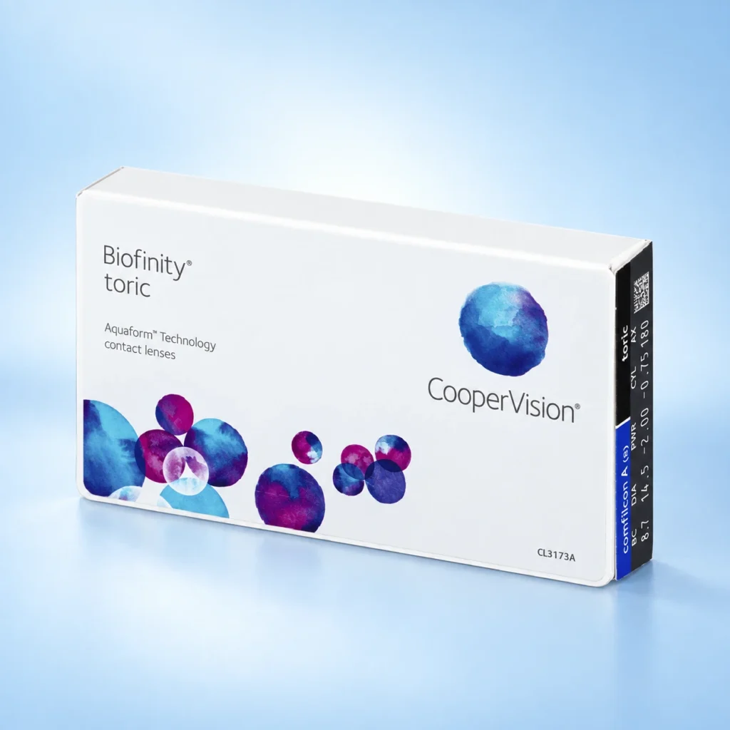 CooperVision Biofinity Toric · 3 lentillas